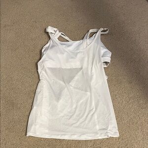 Lululemon Athletica White Tank Top